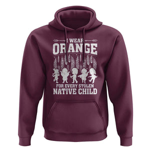 Orange For Native Child Hoodie Truth And Reconciliation Indigenous Children TS09 Maroon Print Your Wear