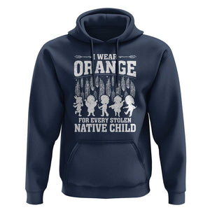 Orange For Native Child Hoodie Truth And Reconciliation Indigenous Children TS09 Navy Print Your Wear