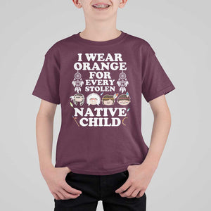 Orange Shirt Day T Shirt For Kid Wear Orange For Every Stolen Native Child TS09 Maroon Print Your Wear