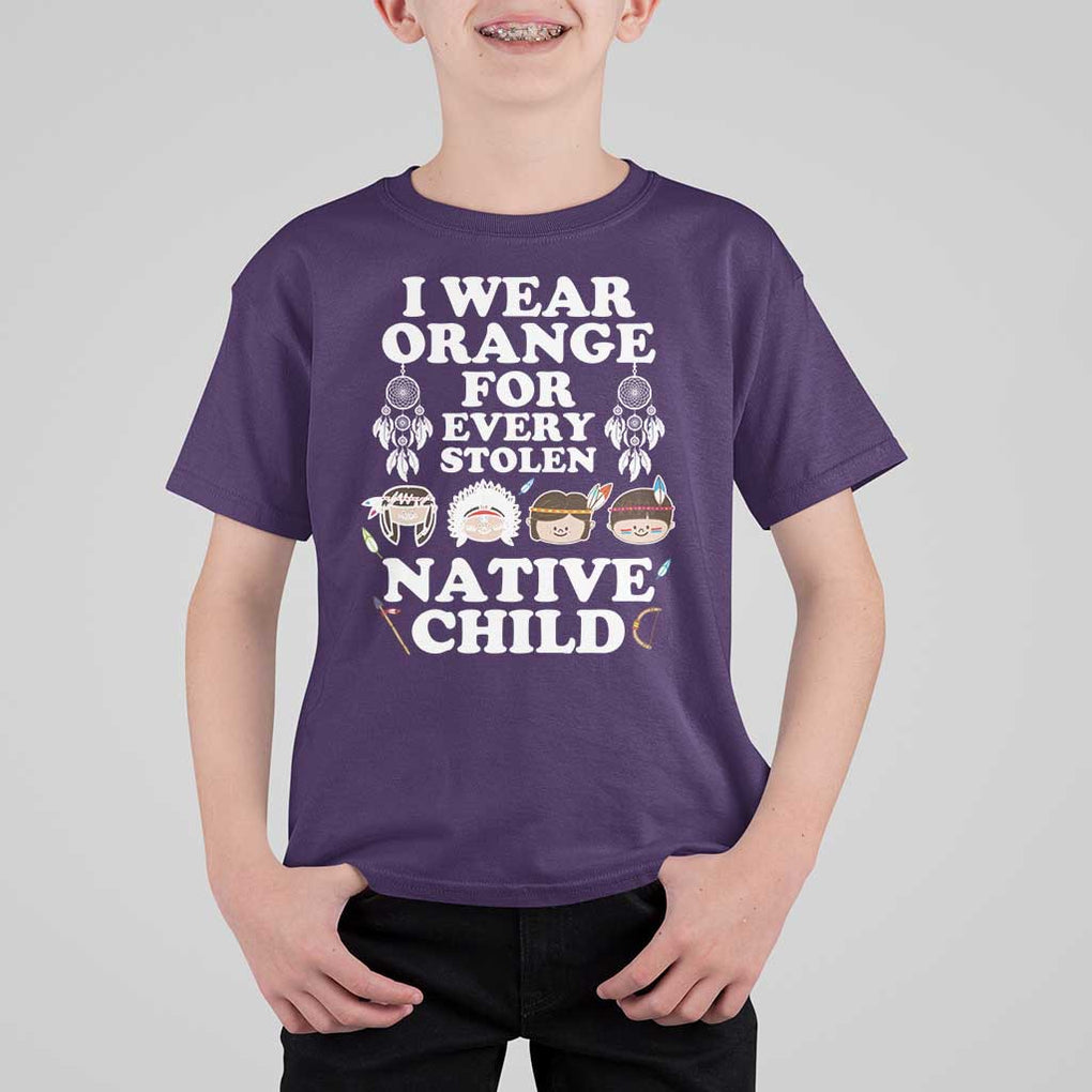 Orange Shirt Day T Shirt For Kid Wear Orange For Every Stolen Native Child TS09 Purple Print Your Wear
