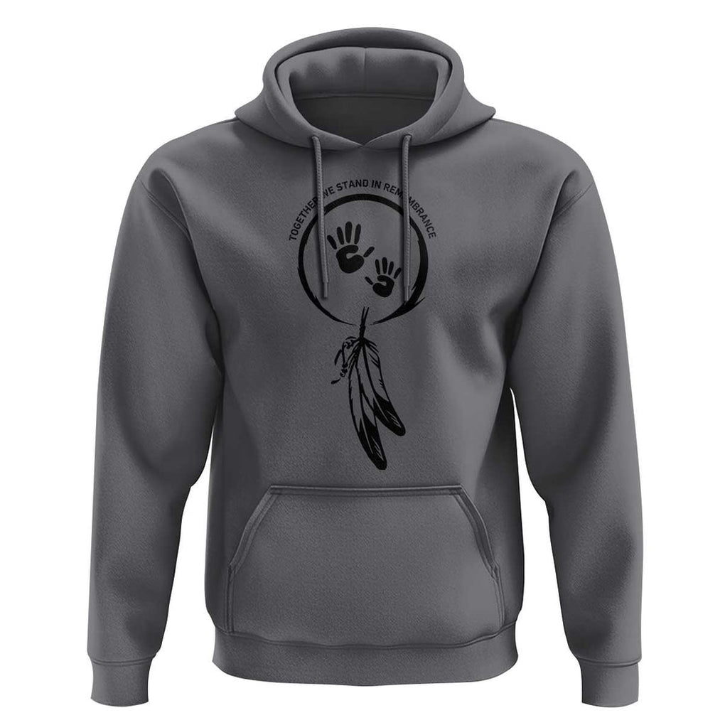 Orange Shirt Day Hoodie Together We Stand In Remembrance Native Child TS09 Charcoal Print Your Wear