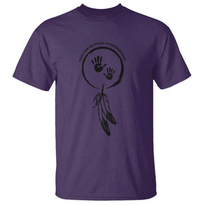 Orange Shirt Day T Shirt Together We Stand In Remembrance Native Child TS09 Purple Print Your Wear