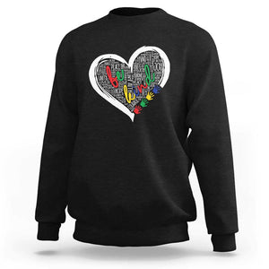 Unity Day Sweatshirt Orange Heart Be Kind Anti Bullying TS09 Black Print Your Wear