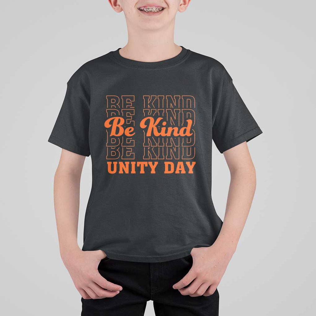 Anti Bullying Be Kind Unity Day T Shirt For Kid TS09 Black Print Your Wear