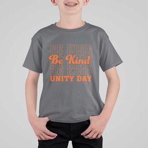 Anti Bullying Be Kind Unity Day T Shirt For Kid TS09 Charcoal Print Your Wear