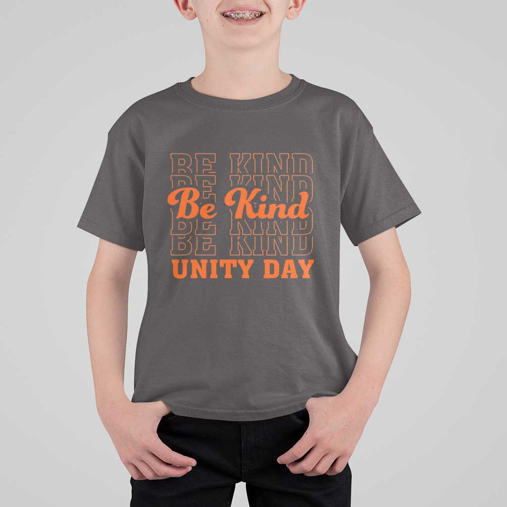 Anti Bullying Be Kind Unity Day T Shirt For Kid TS09 Dark Chocolate Print Your Wear