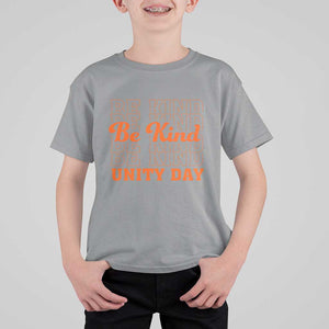 Anti Bullying Be Kind Unity Day T Shirt For Kid TS09 Sport Gray Print Your Wear