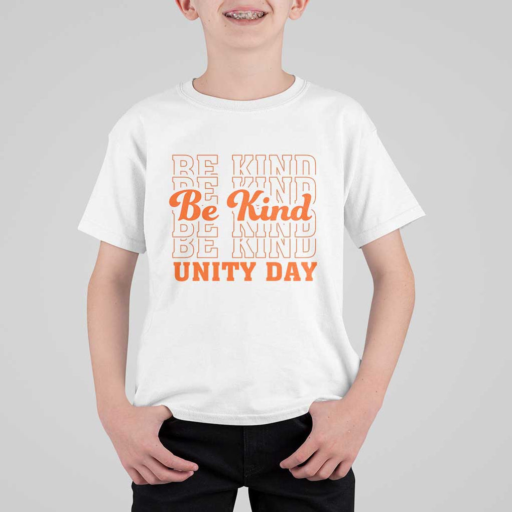 Anti Bullying Be Kind Unity Day T Shirt For Kid TS09 White Print Your Wear