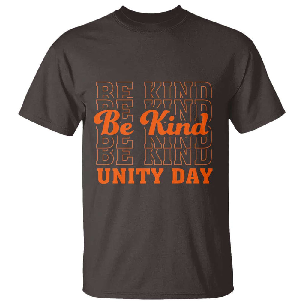 Anti Bullying Be Kind Unity Day T Shirt TS09 Dark Chocolate Print Your Wear