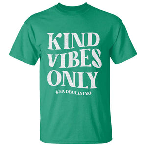 Unity Day T Shirt Kind Vibes Only End Bullying TS09 Irish Green Print Your Wear