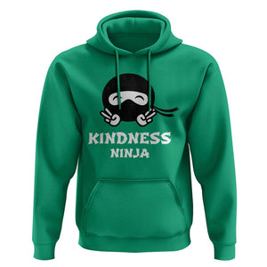 Unity Day Hoodie Kindness Ninja Anti Bullying TS09 Irish Green Print Your Wear