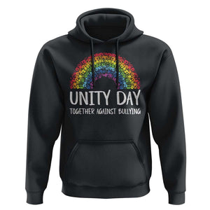 Unity Day Hoodie Together Against Bullying Rainbow Anti Bully TS09 Black Print Your Wear