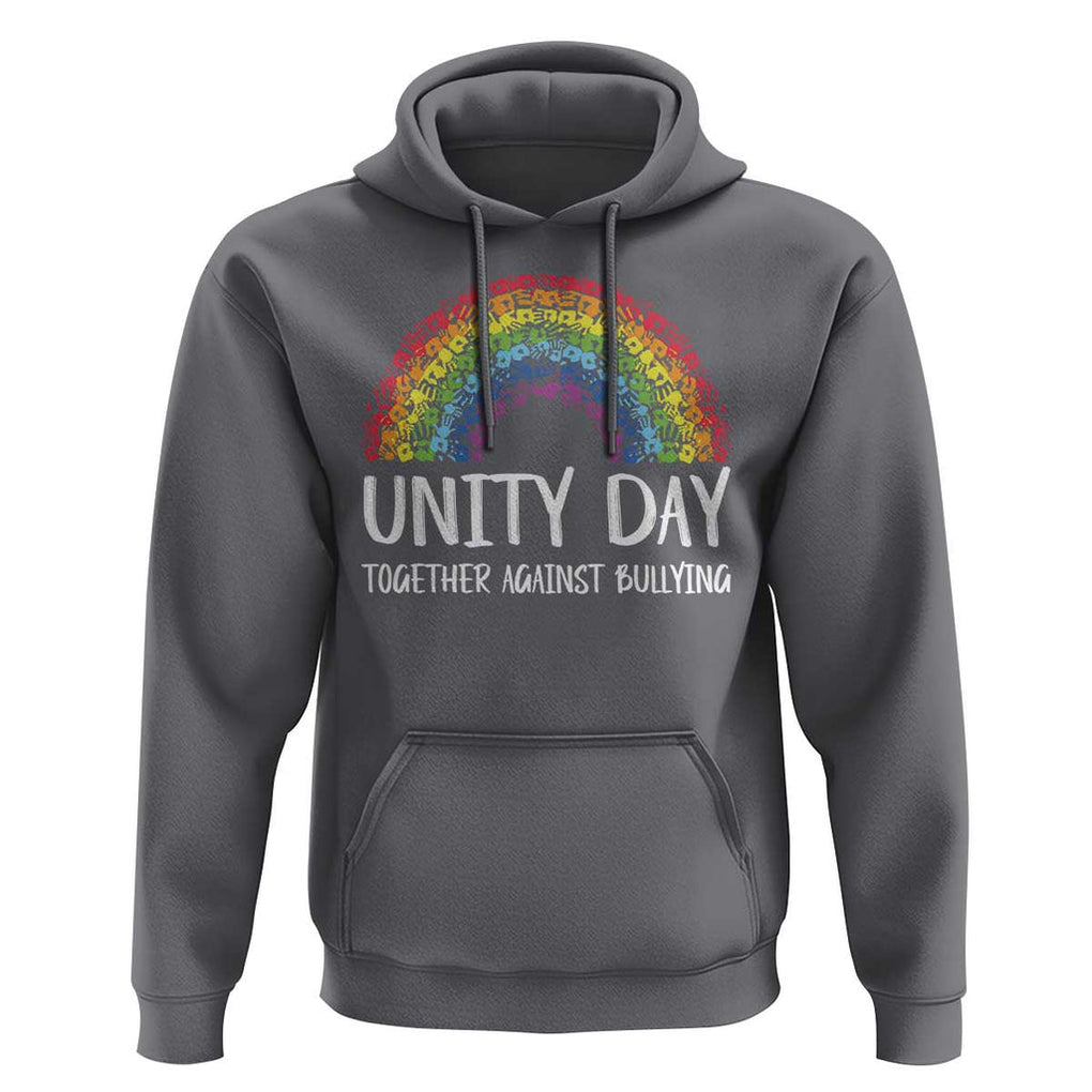 Unity Day Hoodie Together Against Bullying Rainbow Anti Bully TS09 Charcoal Print Your Wear