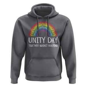 Unity Day Hoodie Together Against Bullying Rainbow Anti Bully TS09 Charcoal Print Your Wear