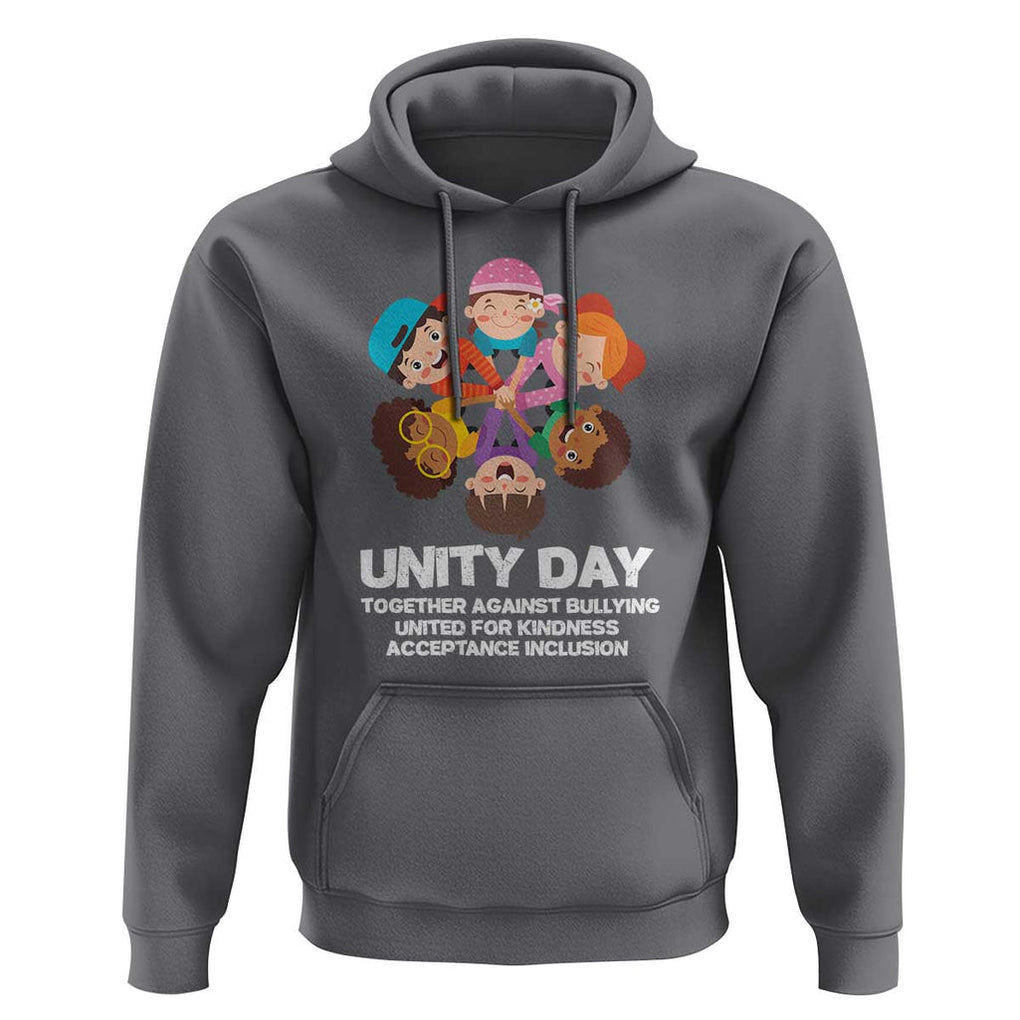 Unity Day Hoodie Together Against Bullying Cute Kids End Bullying TS09 Charcoal Print Your Wear