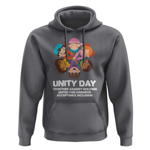Unity Day Hoodie Together Against Bullying Cute Kids End Bullying TS09 Charcoal Print Your Wear