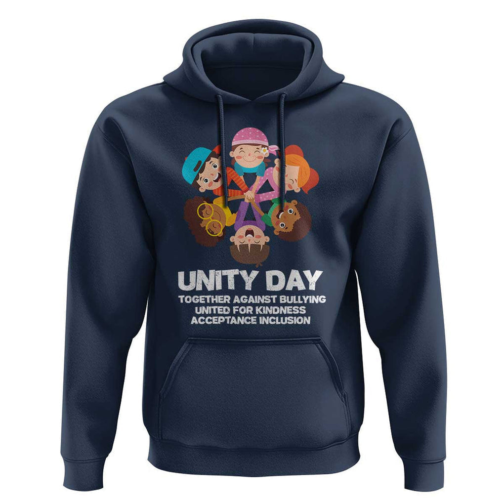 Unity Day Hoodie Together Against Bullying Cute Kids End Bullying TS09 Navy Print Your Wear