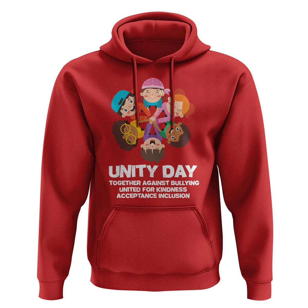 Unity Day Hoodie Together Against Bullying Cute Kids End Bullying TS09 Red Print Your Wear
