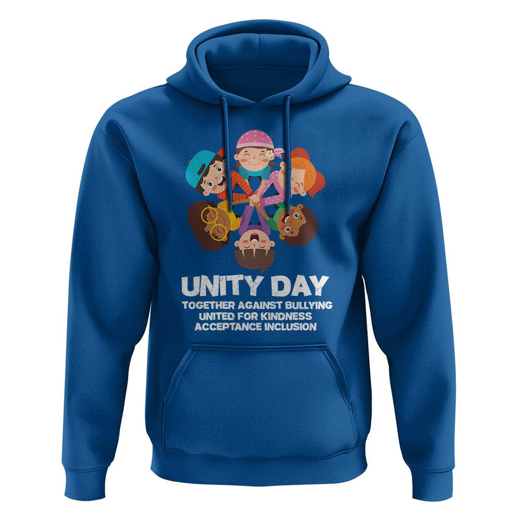 Unity Day Hoodie Together Against Bullying Cute Kids End Bullying TS09 Royal Blue Print Your Wear
