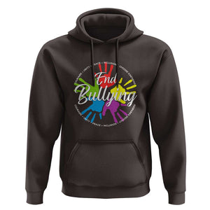 Anti Bullying Hoodie Choose Kindness Unity Day TS09 Dark Chocolate Print Your Wear