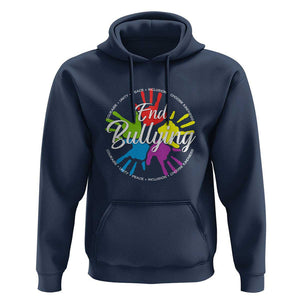 Anti Bullying Hoodie Choose Kindness Unity Day TS09 Navy Print Your Wear