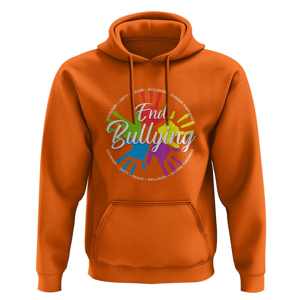 Anti Bullying Hoodie Choose Kindness Unity Day TS09 Orange Print Your Wear