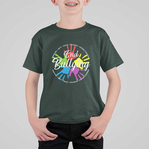 Anti Bullying T Shirt For Kid Choose Kindness Unity Day TS09 Dark Forest Green Print Your Wear