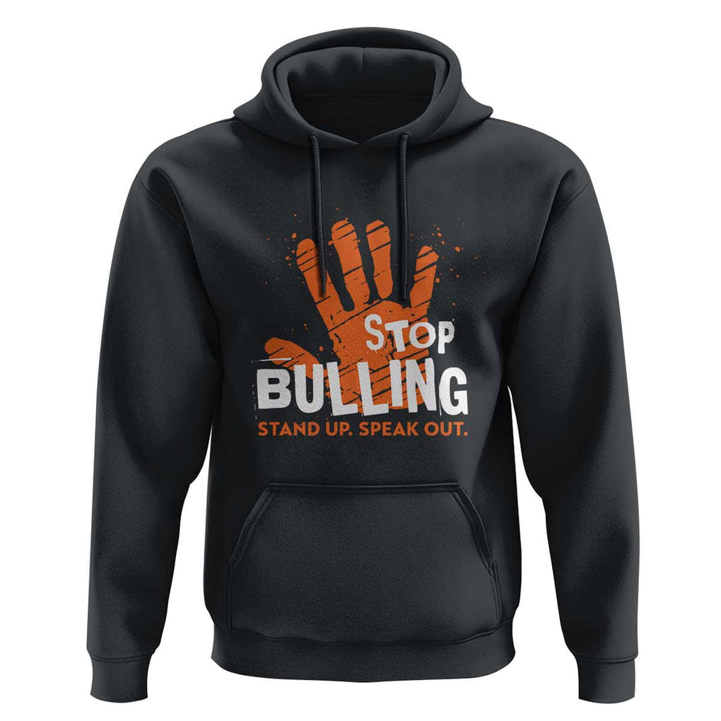Unity Day Hoodie Stop Bullying Stand Up Speak Out TS09 Black Print Your Wear