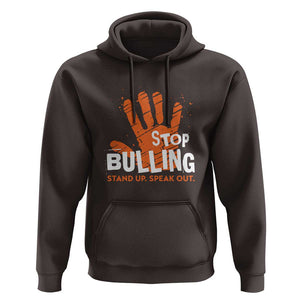 Unity Day Hoodie Stop Bullying Stand Up Speak Out TS09 Dark Chocolate Print Your Wear