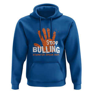 Unity Day Hoodie Stop Bullying Stand Up Speak Out TS09 Royal Blue Print Your Wear