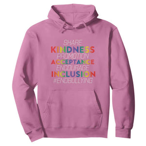 Anti Bullying Hoodie Share Kindness Promotion Acceptange Encourage Inclusion TS09 Azalea Print Your Wear