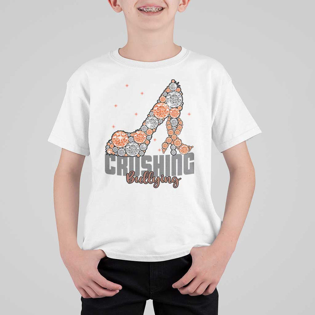Unity Day T Shirt For Kid Crushing Bullying Anti Bullying Prevention TS09 White Print Your Wear