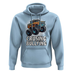 Anti Bullying Hoodie Crushing Bullying Monster Truck Anti Bullying Prevention TS09 Light Blue Print Your Wear