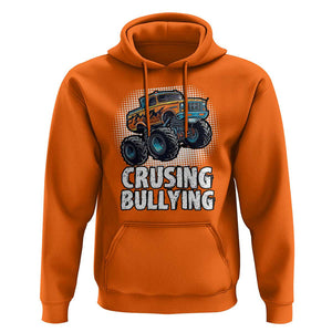 Anti Bullying Hoodie Crushing Bullying Monster Truck Anti Bullying Prevention TS09 Orange Print Your Wear