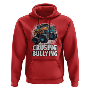 Anti Bullying Hoodie Crushing Bullying Monster Truck Anti Bullying Prevention TS09 Red Print Your Wear