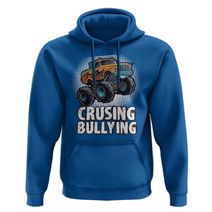 Anti Bullying Hoodie Crushing Bullying Monster Truck Anti Bullying Prevention TS09 Royal Blue Print Your Wear