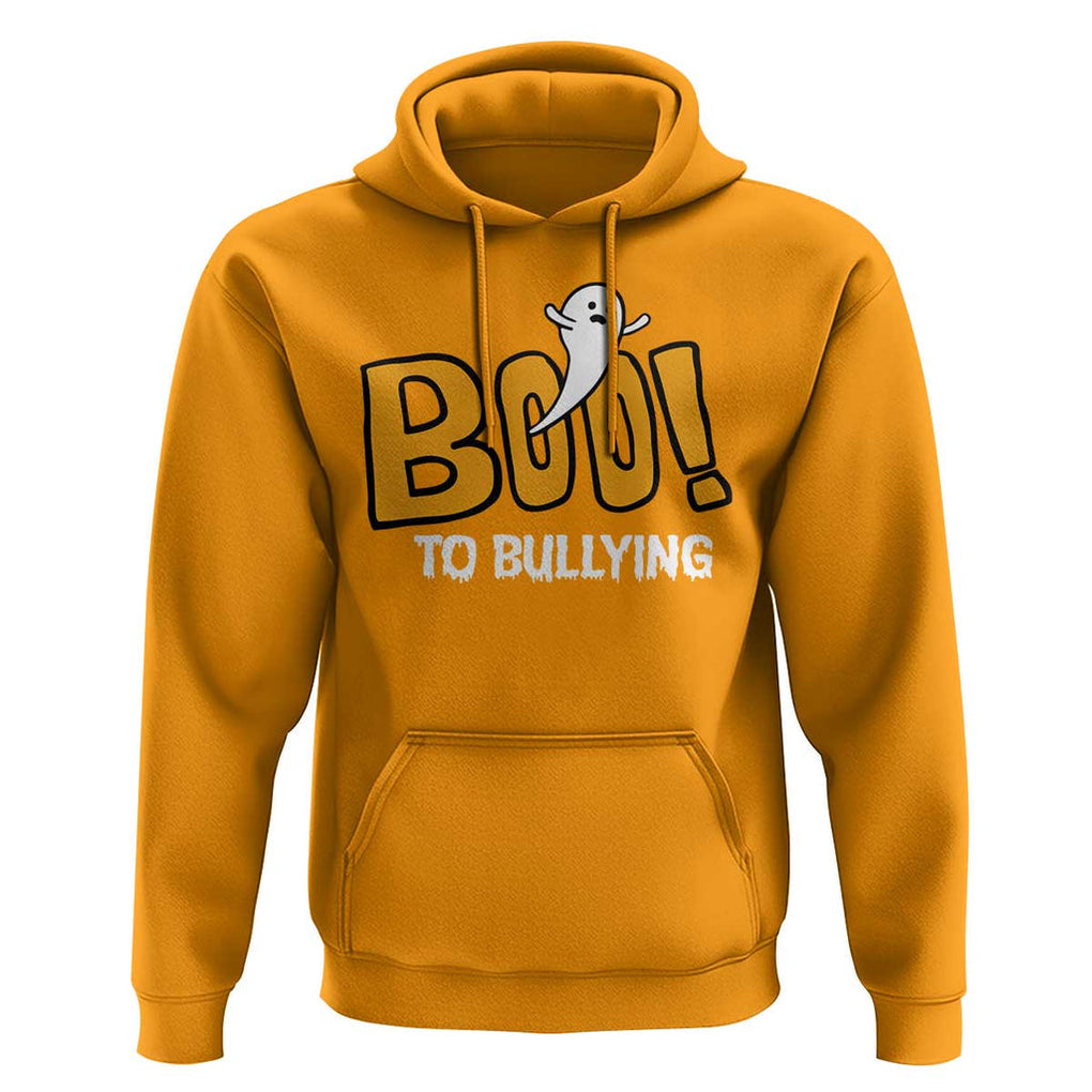 Anti Bullying Halloween Hoodie Boo To Bullying Spooky Ghost TS09 Gold Print Your Wear