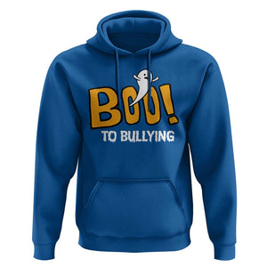 Anti Bullying Halloween Hoodie Boo To Bullying Spooky Ghost TS09 Royal Blue Print Your Wear