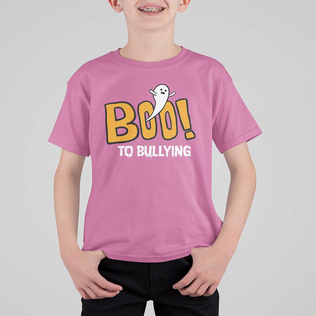 Anti Bullying Halloween T Shirt For Kid Boo To Bullying Spooky Ghost TS09 Azalea Print Your Wear