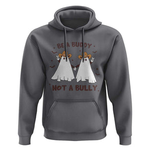 Unity Day Hoodie Be A Buddy Not A Bully Anti Bullying Cowboy Ghost TS09 Charcoal Print Your Wear
