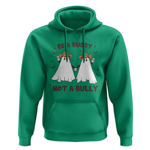 Unity Day Hoodie Be A Buddy Not A Bully Anti Bullying Cowboy Ghost TS09 Irish Green Print Your Wear