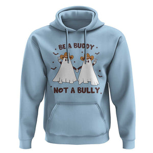 Unity Day Hoodie Be A Buddy Not A Bully Anti Bullying Cowboy Ghost TS09 Light Blue Print Your Wear
