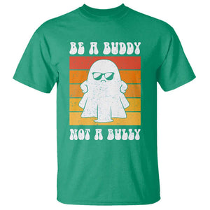 Anti Bullying T Shirt Be A Buddy Not A Bully Unity Day Retro Ghost TS09 Irish Green Print Your Wear