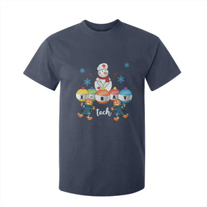 Funny Chrsitmas T Shirt For Kid Snowman Nurse Xray Gingerbread TS09 Navy Print Your Wear
