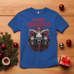 Merry Krampus Horor Christmas Evil T Shirt TS09 Royal Blue Printyourwear