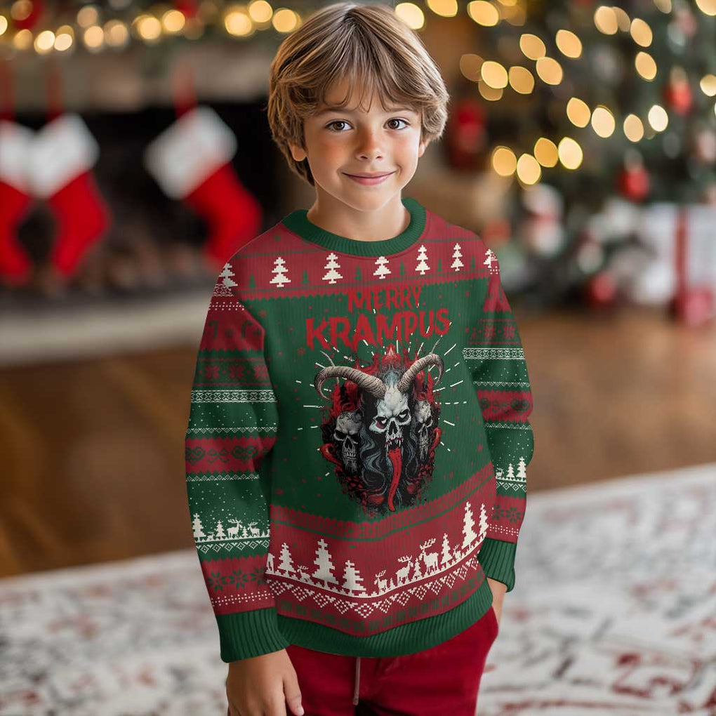 Merry Krampus Ugly Christmas Sweater Horor Xmas Evil TS09 Christmas Print Your Wear