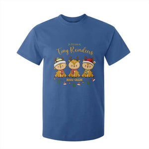 Christmas Nurse Nicu Crew Tiny Reindeer T Shirt For Kid TS09 Royal Blue Print Your Wear