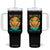 Retirement Tumbler With Handle This Chick Is Retired Women Relax At The Beach TS09 One Size: 40 oz Black Print Your Wear