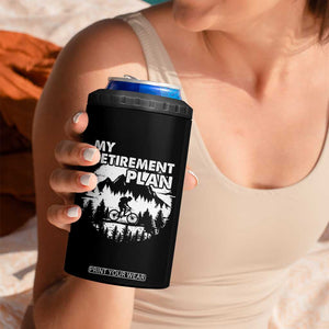 Retirement Plan Funny Retired Rider Riding Bicycle 4 in 1 Can Cooler Tumbler TS09 Print Your Wear