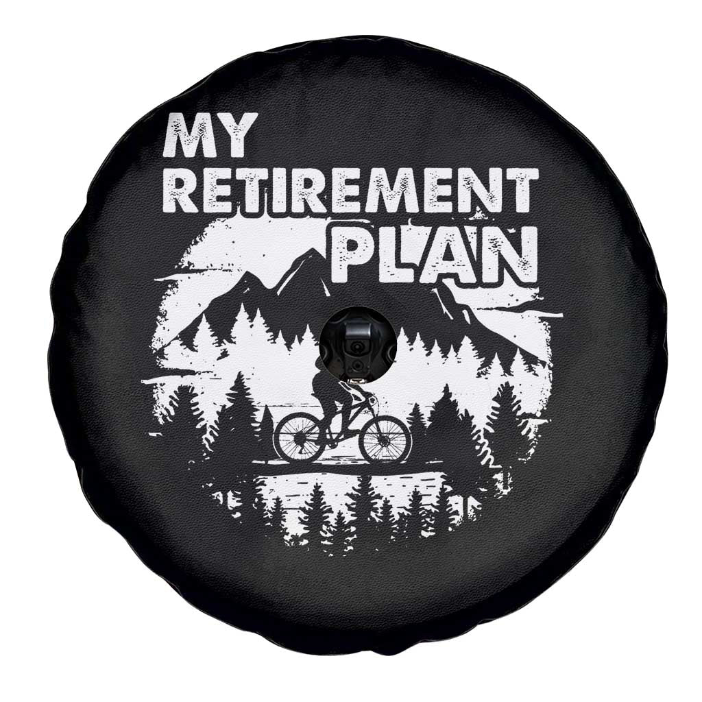 Retirement Plan Funny Retired Rider Riding Bicycle Spare Tire Cover TS09 Print Your Wear